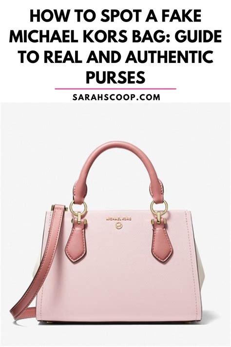 mk authenticity check|How to Spot a Fake Michael Kors Bag – The Luxury Closet.